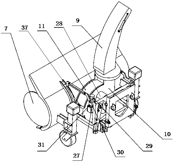 Multifunctional snow throwing device