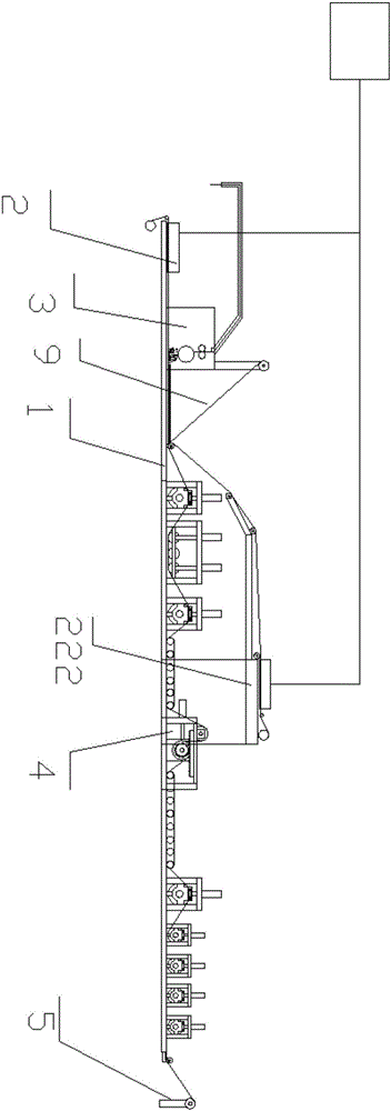 Production device for outer protective layer sheet