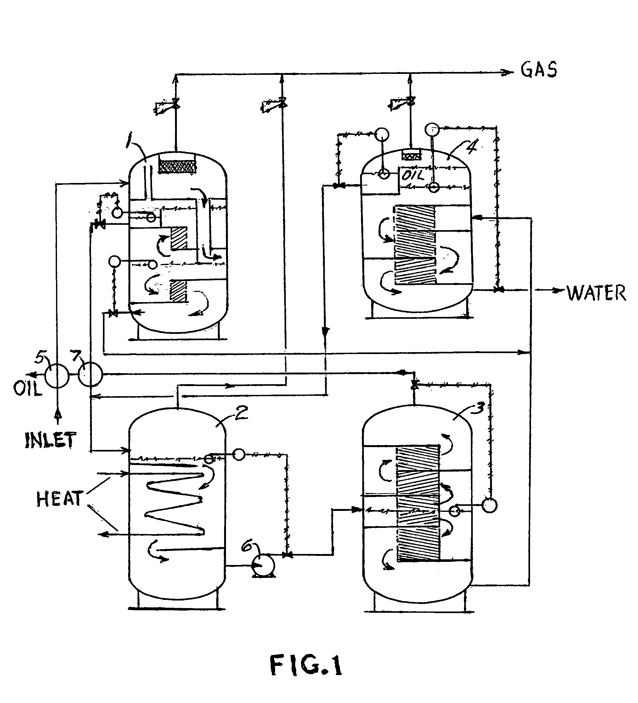 Oil production processing system for swaying service