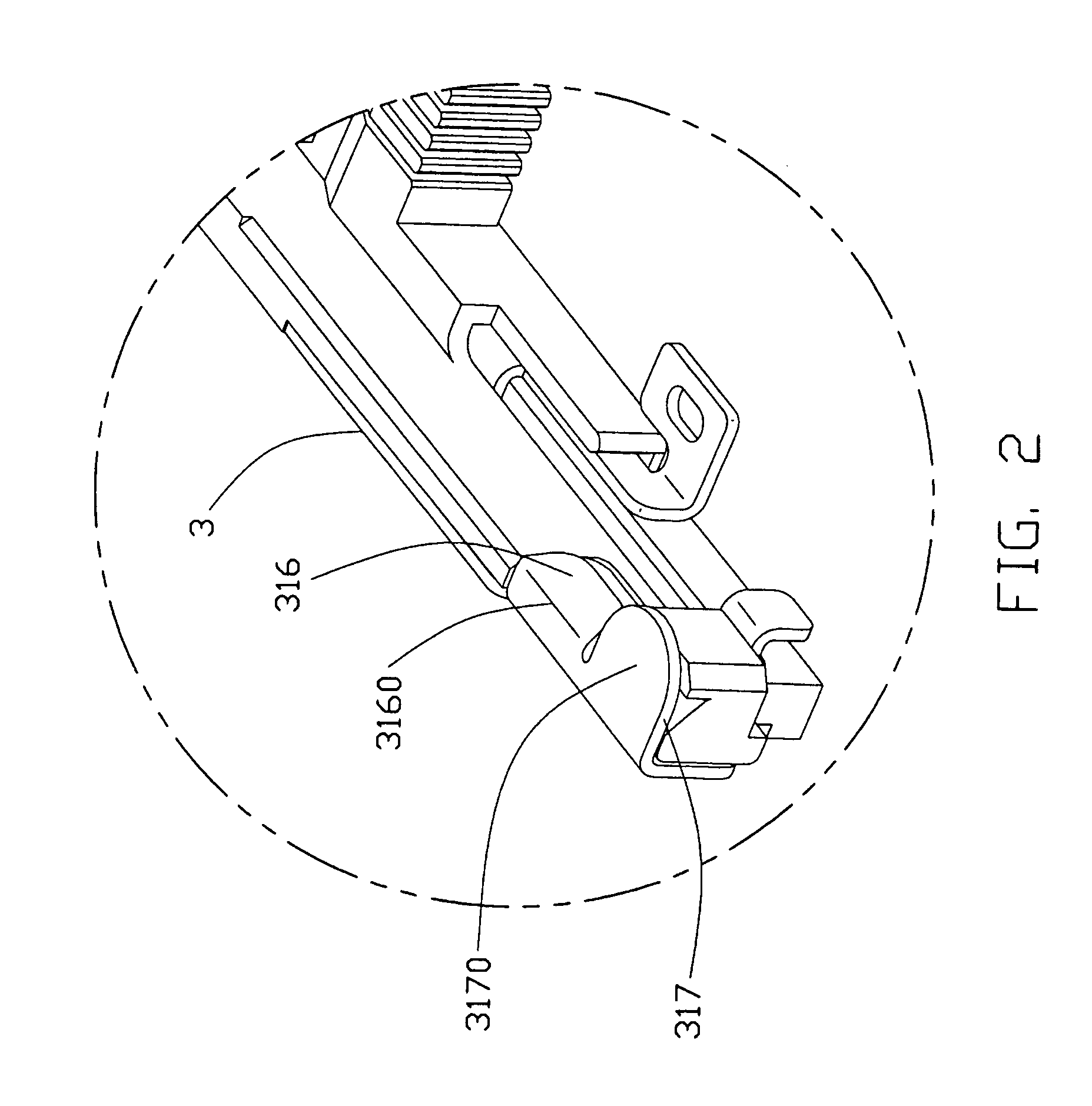 Card edge connector with latching arms