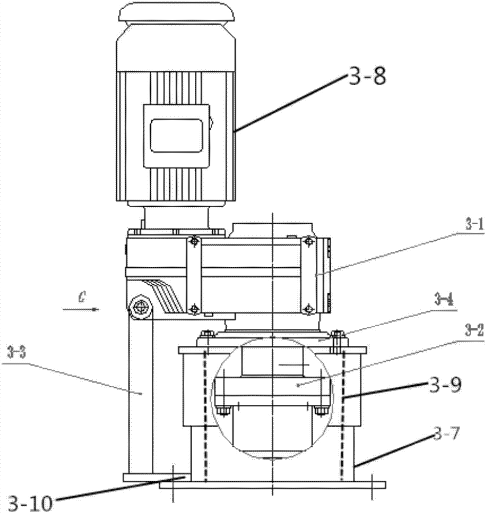 Auxiliary stirring driving device