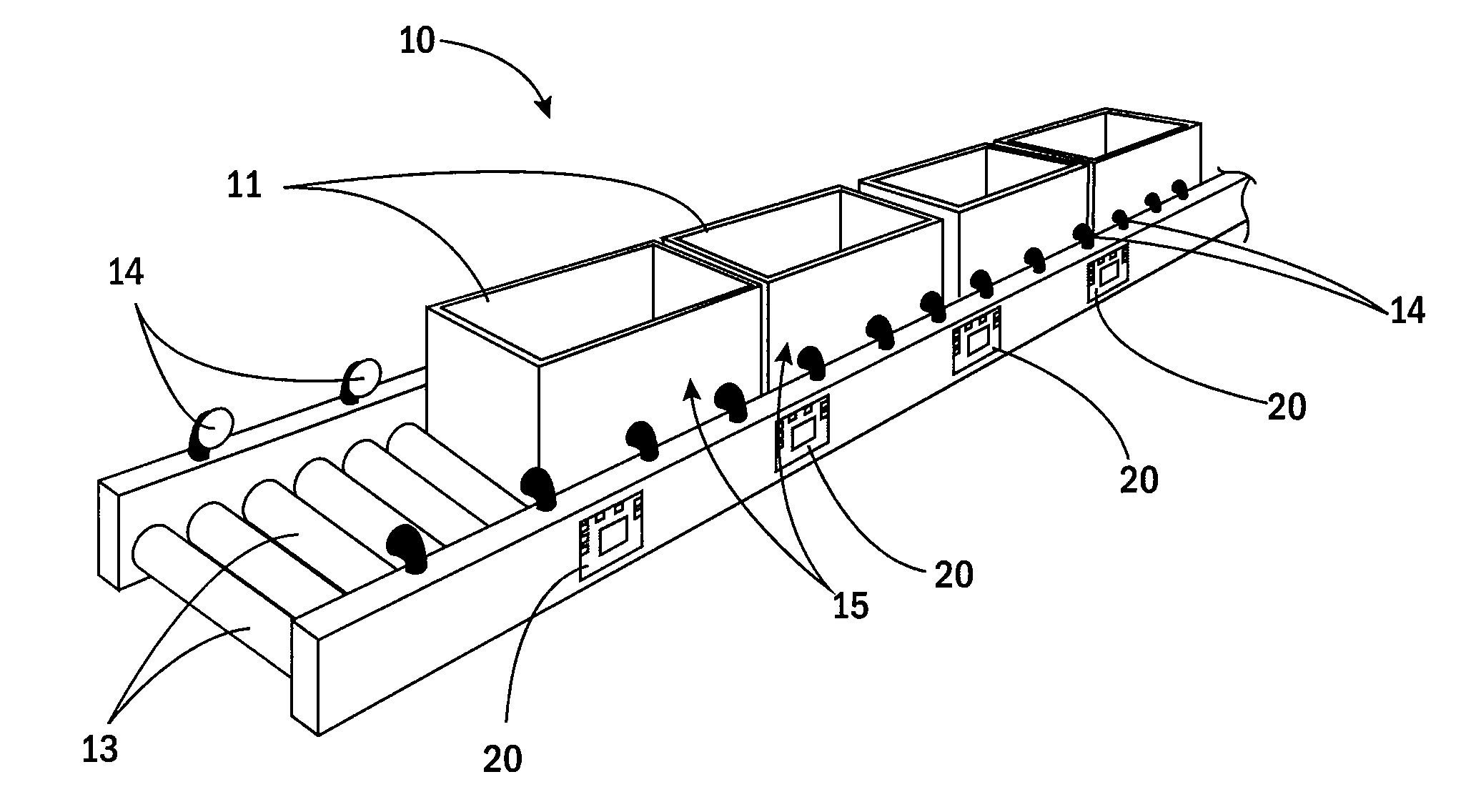 Networked Motorized Drive Roller Conveyor