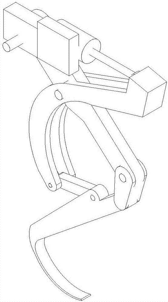 Leg and foot structure of hydraulic-driven robot