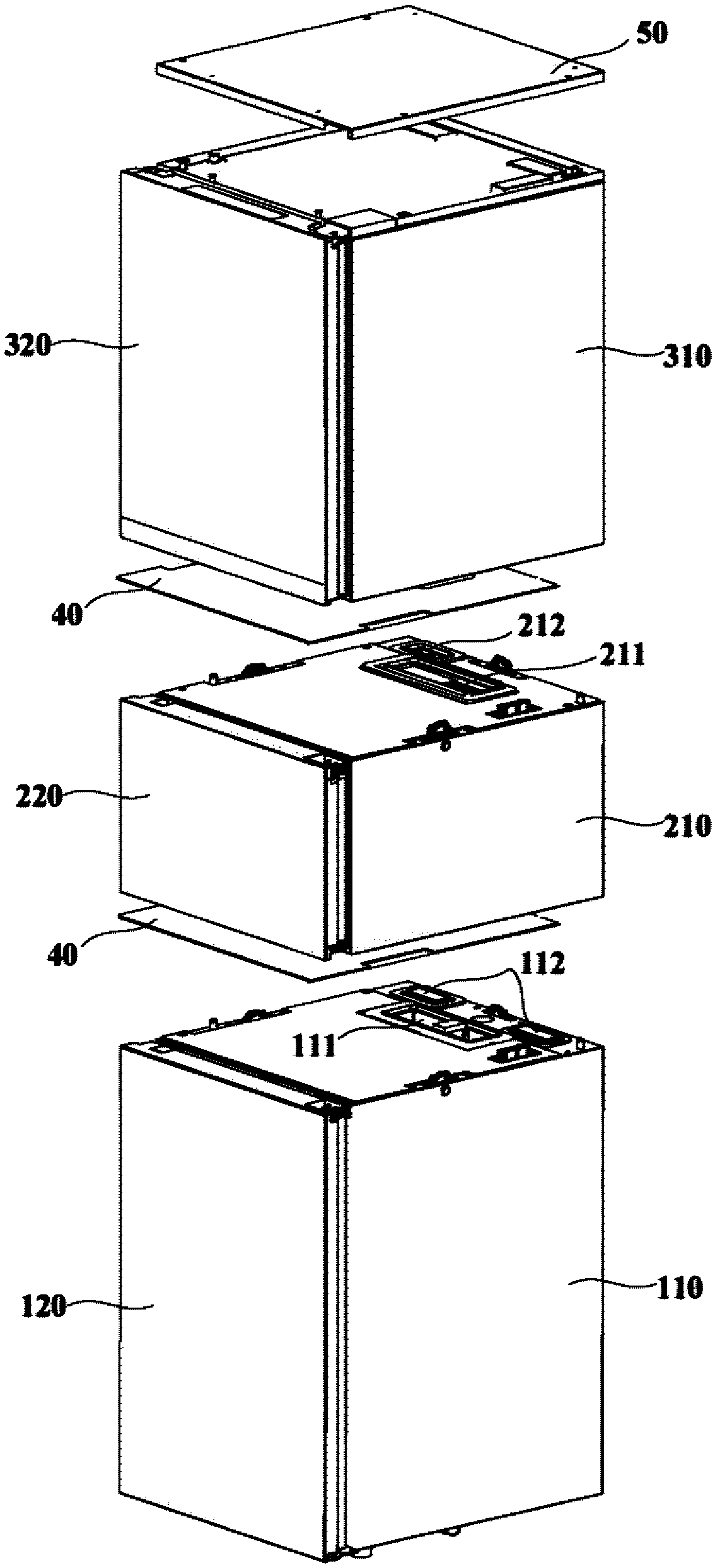 Refrigeration and freezing device