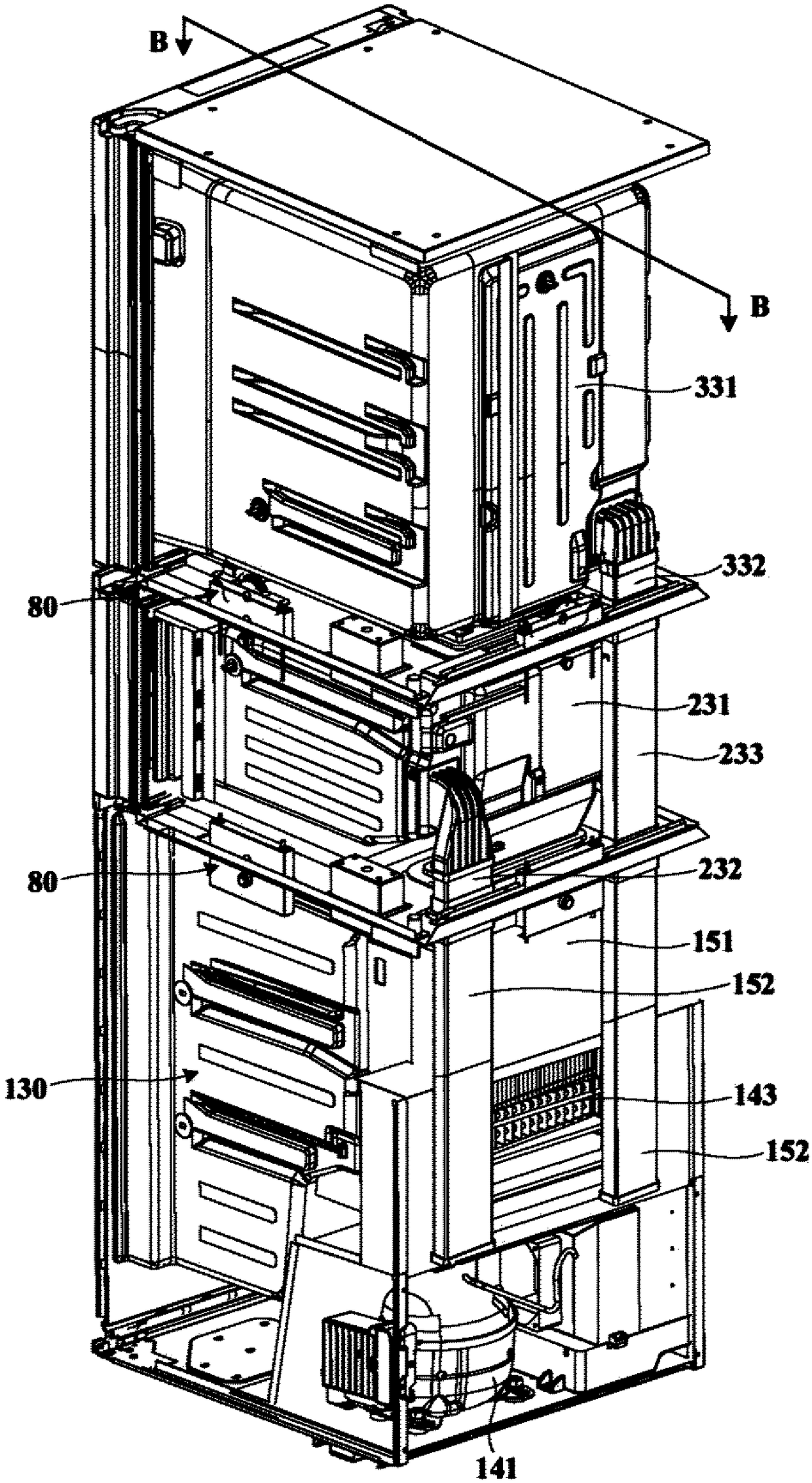 Refrigeration and freezing device