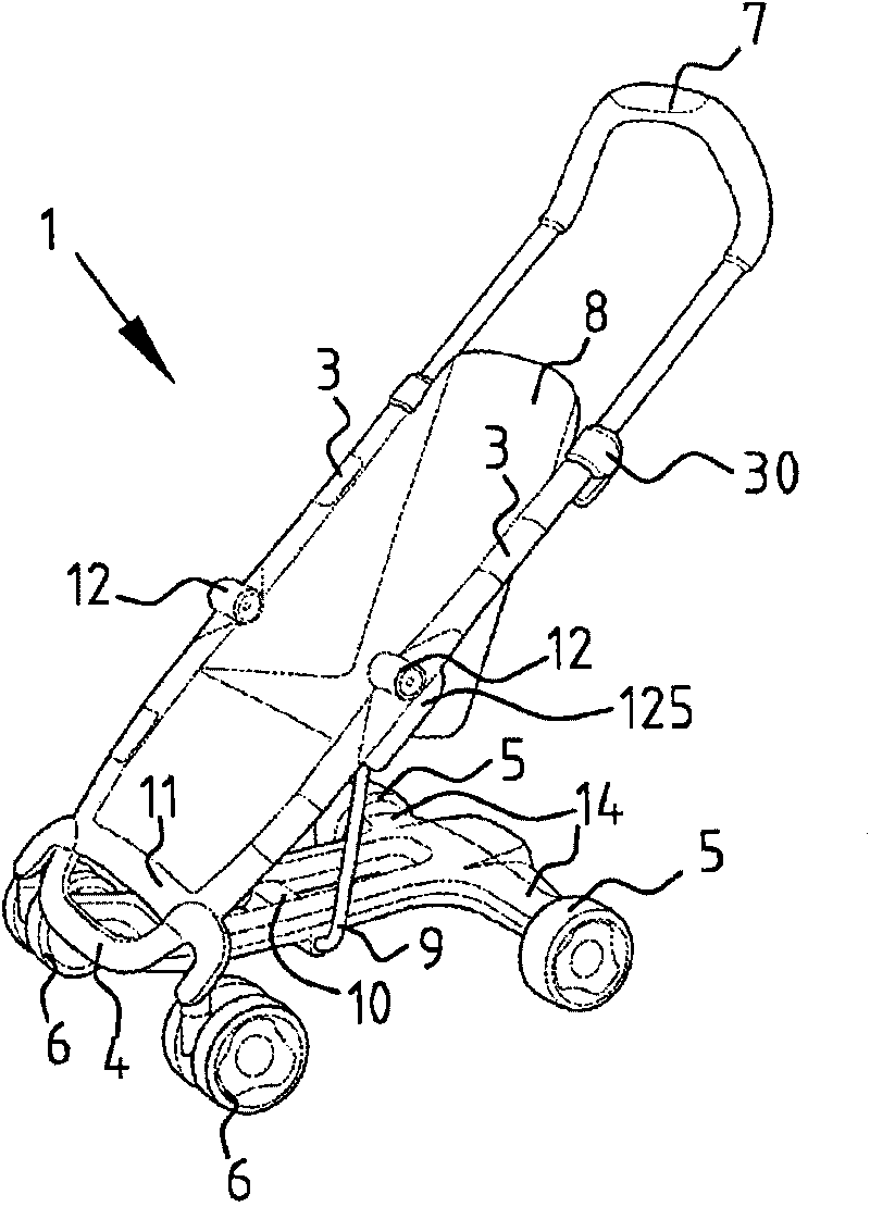 Foldable stroller