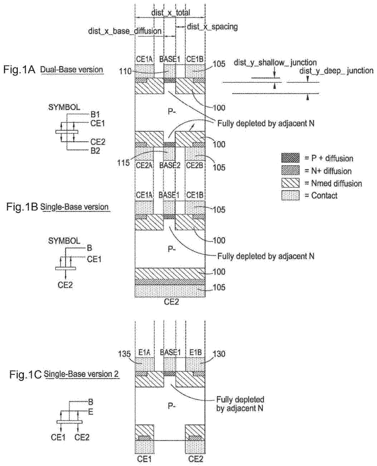 Bidirectional bipolar-mode jfet driver circuitry