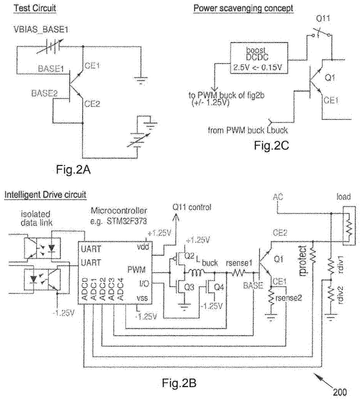 Bidirectional bipolar-mode jfet driver circuitry