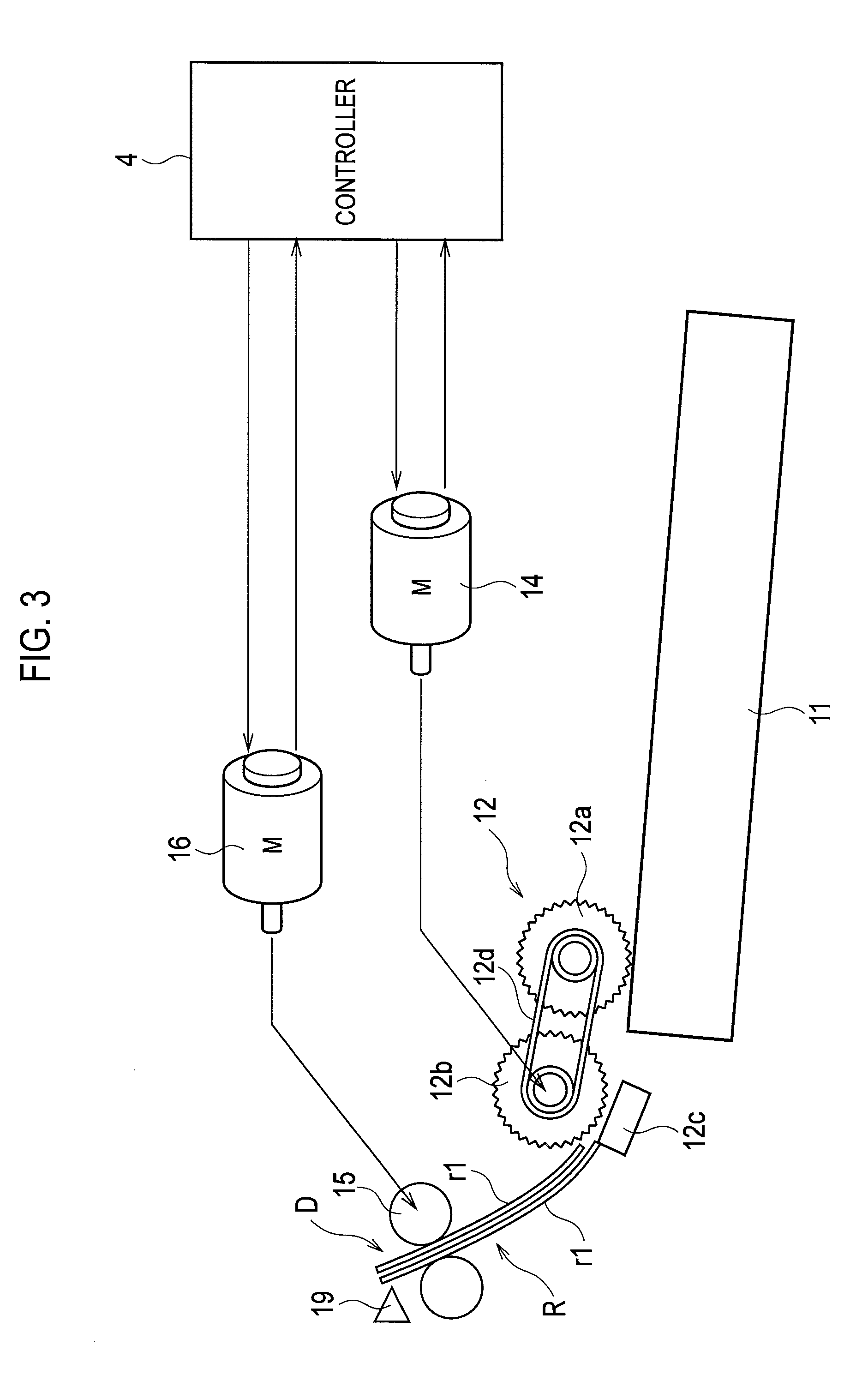 Paper feeding device