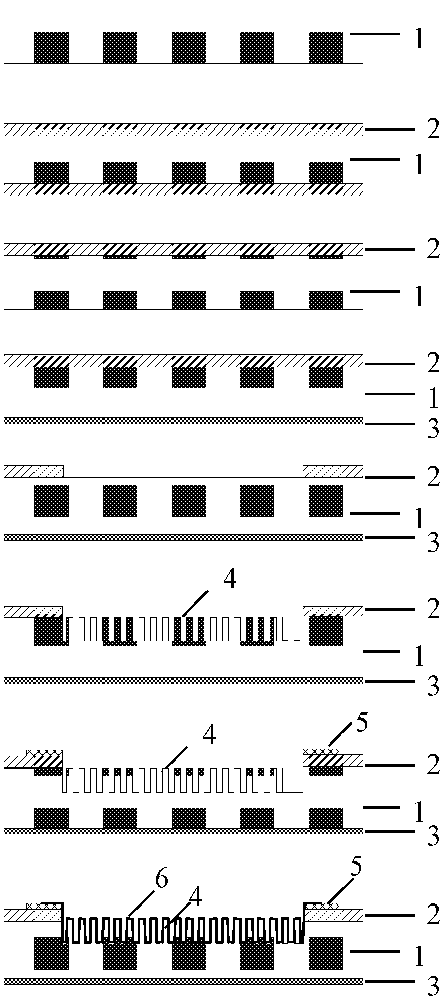 Graphene/silicon pillar array Schottky junction photovoltaic cell and manufacturing method thereof