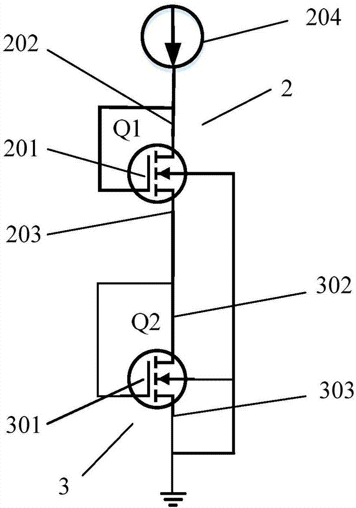 Terahertz detector with integration of dipole antennas and NMOS temperature sensor