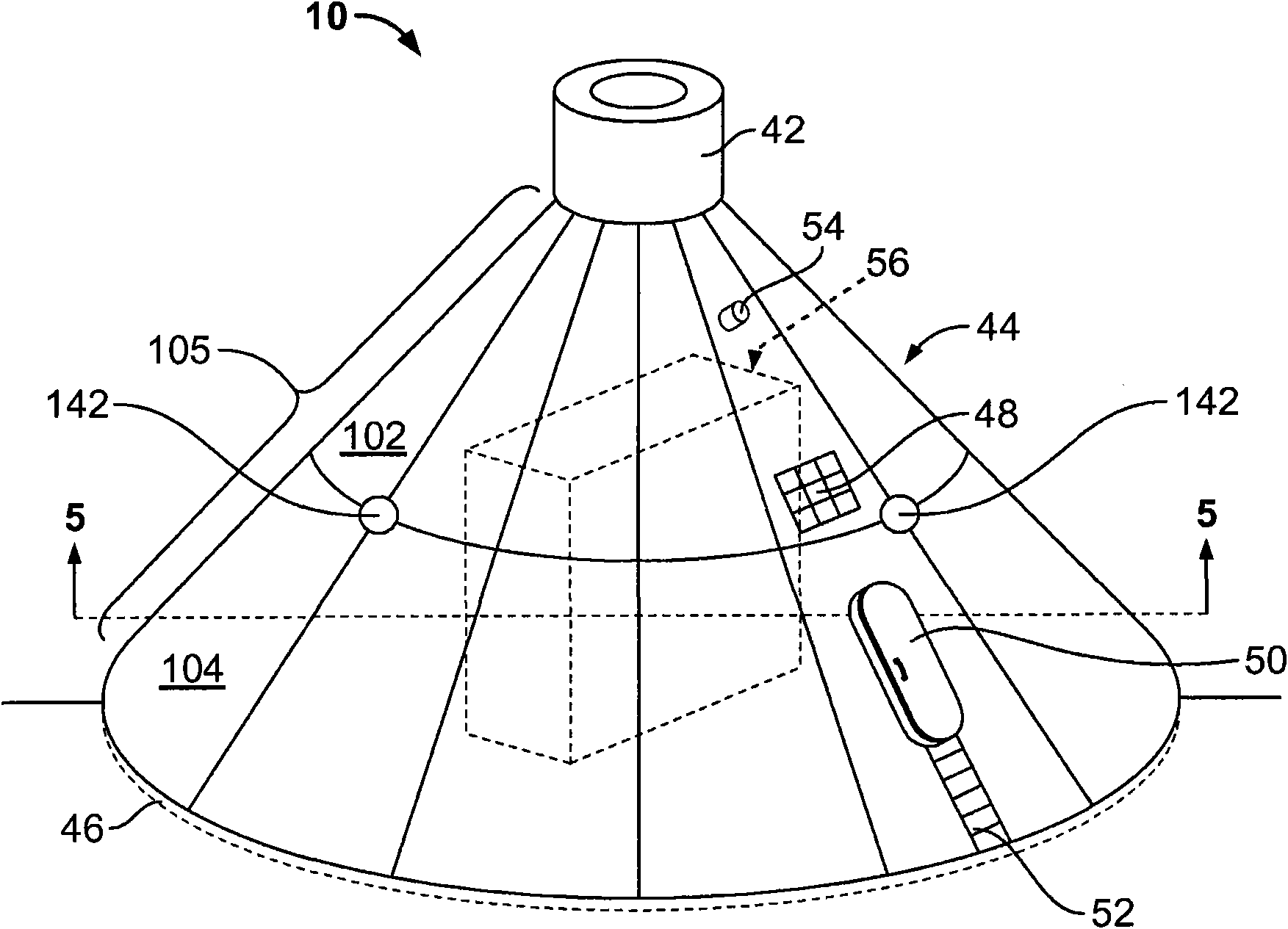 Modular surface foundation for wind turbine space frame tower