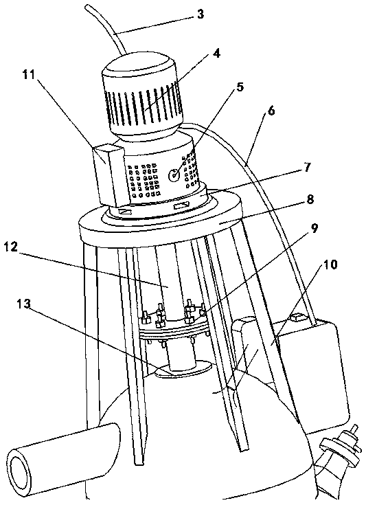 A waste heat utilization type methanol evaporator