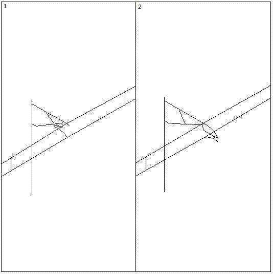 Dynamic calculating method of wind-caused vibration and windage yaw of contact net of electrified railway