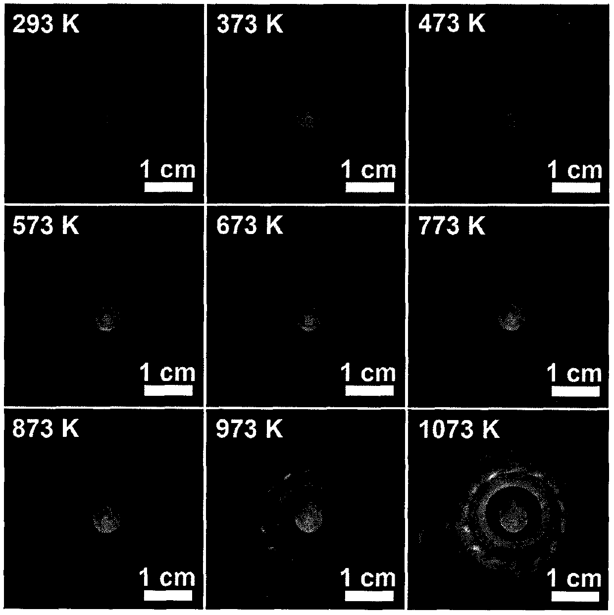 Preparation method of scandium tungstate/yttrium oxide composite fluorescent temperature sensing material