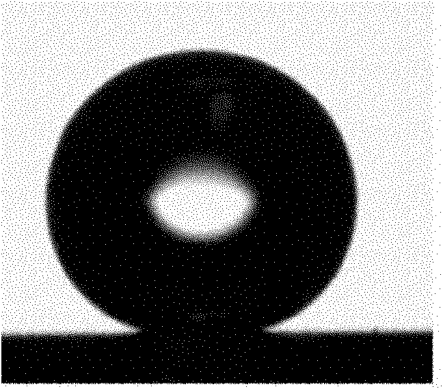 Method for preparing super-hydrophobic indium antimonide film by deposition in ionic liquid