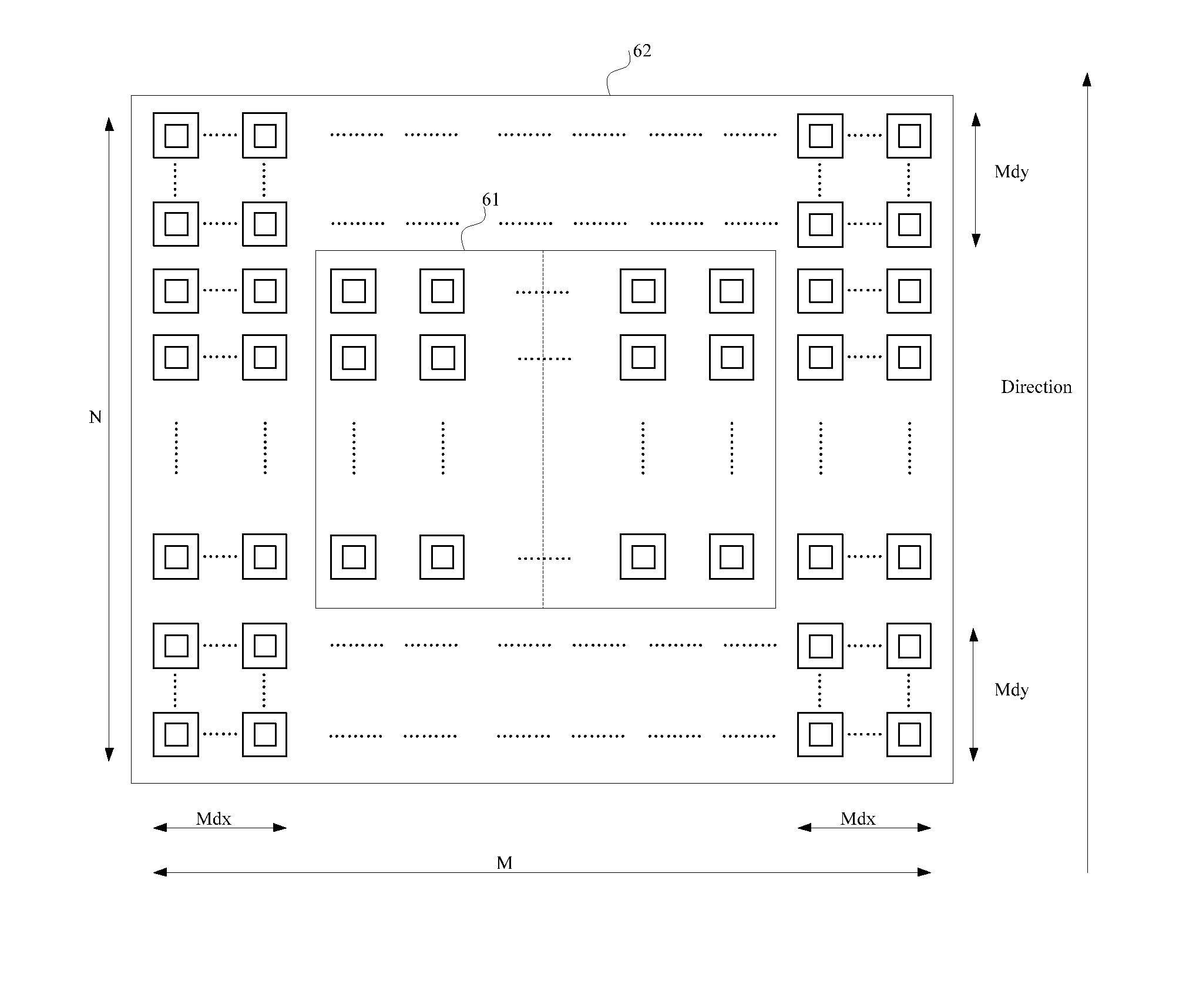 Capacitor array and layout design method thereof