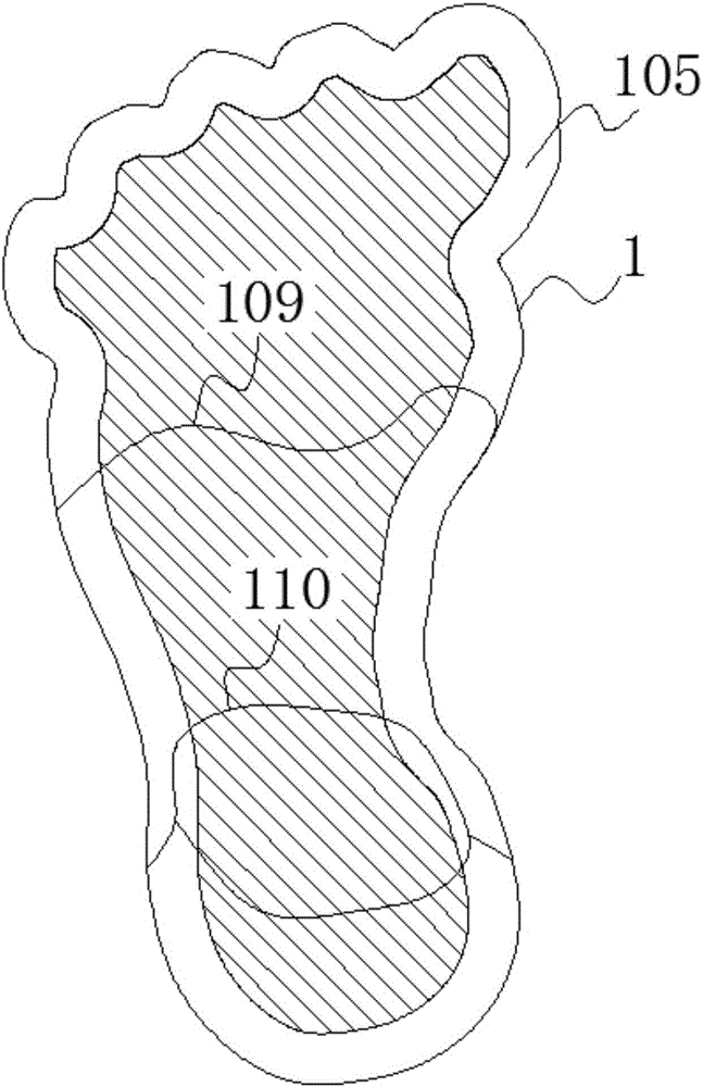 Foot patch containing Chinese mugwort