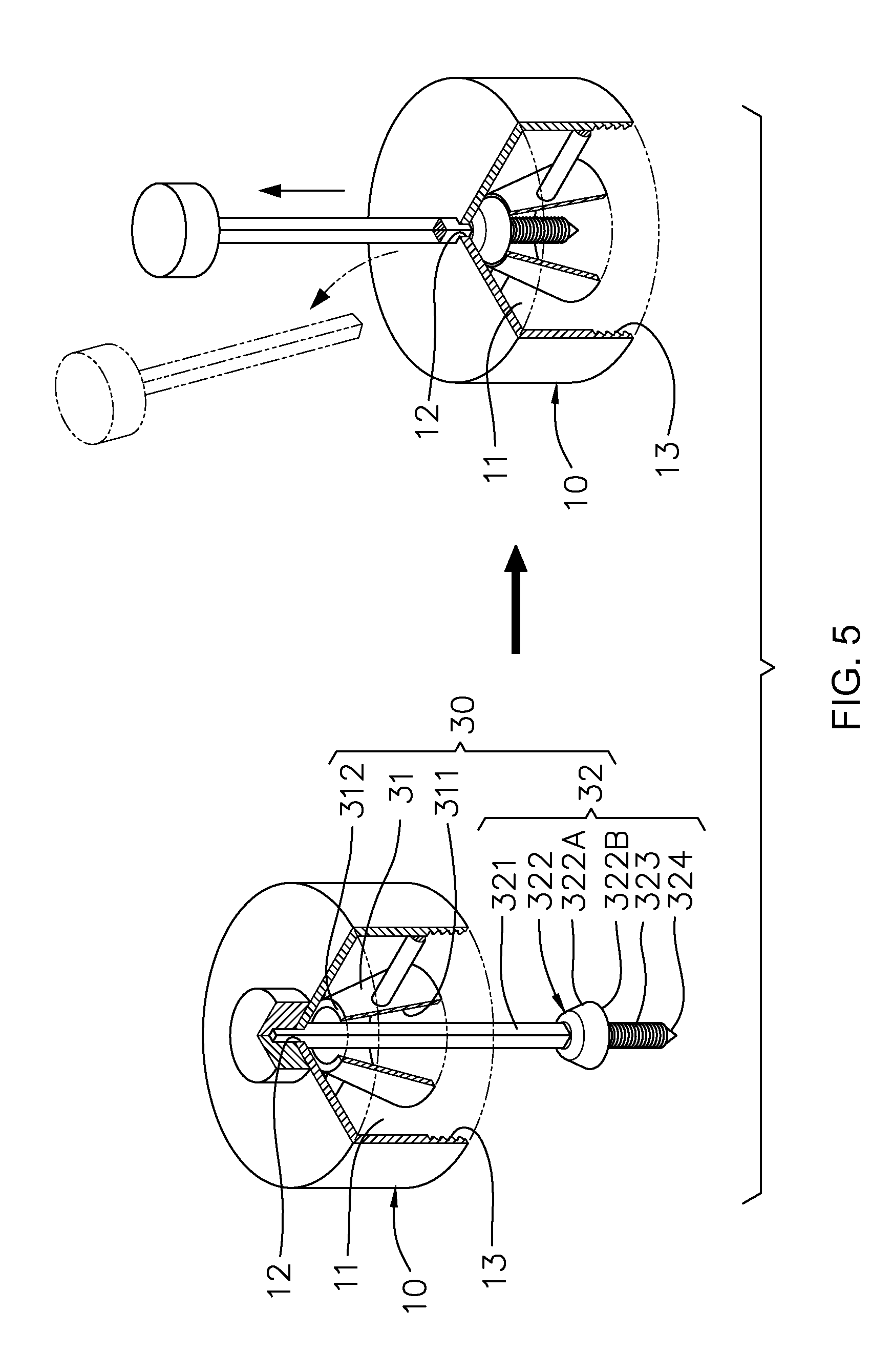 Device for fecal occult blood test