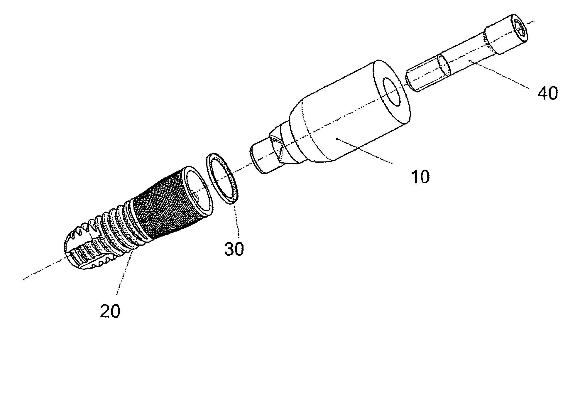 Two-part dental implant