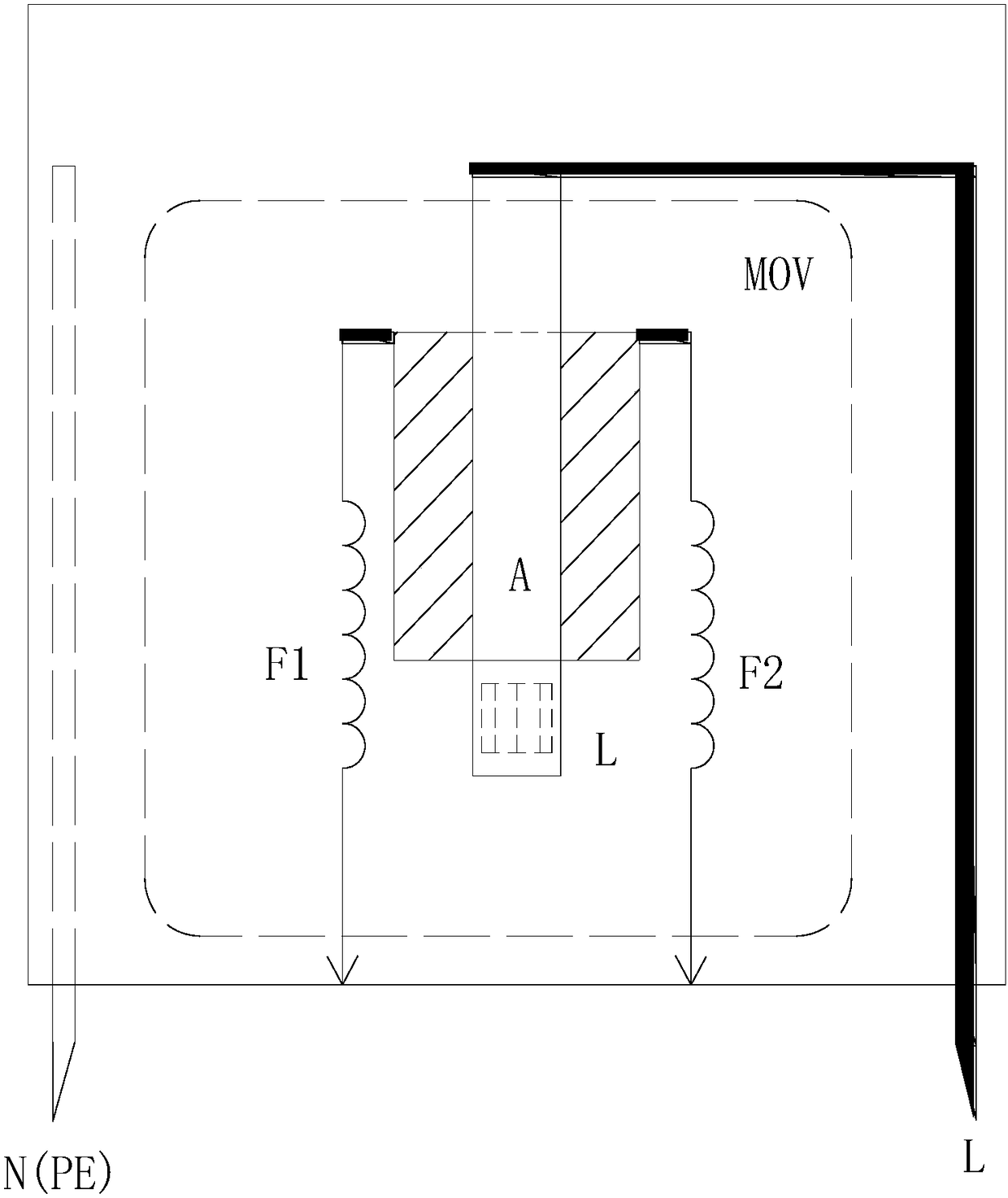 Tripping mechanism and surge protection device equipped with tripping mechanism