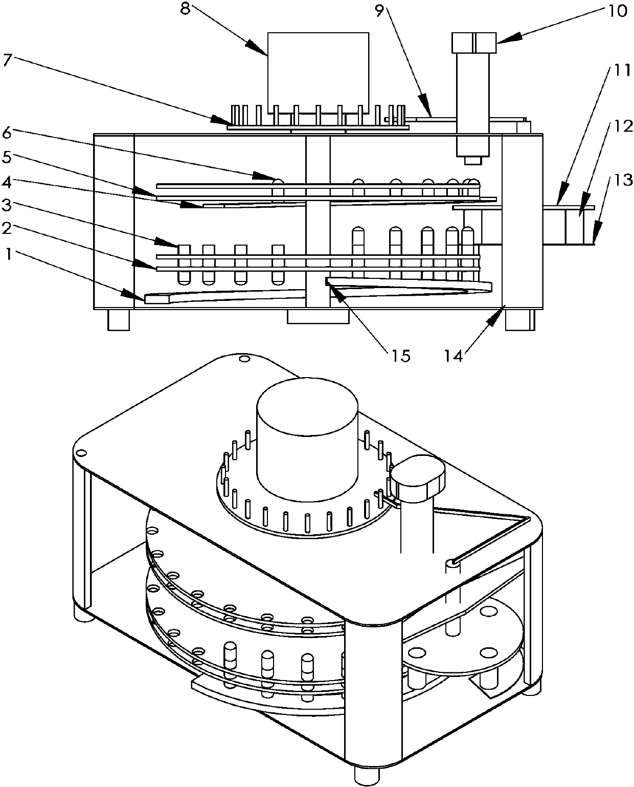 Automatic bottle filling machine