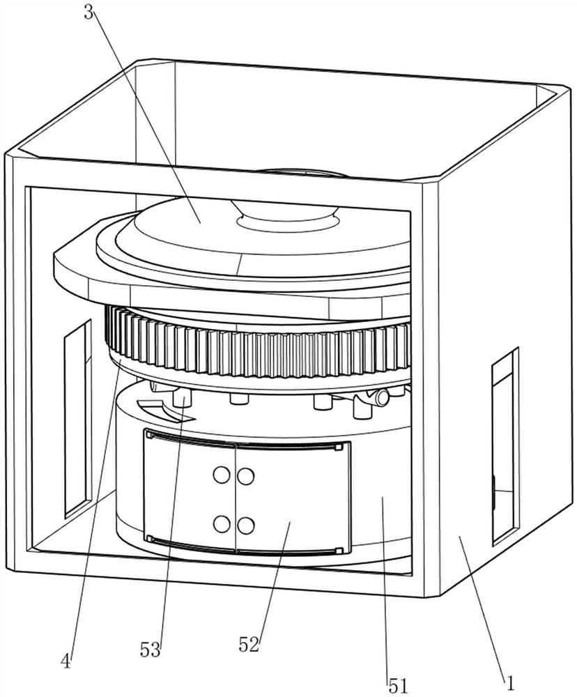 Powdery medicine grinding and collecting device