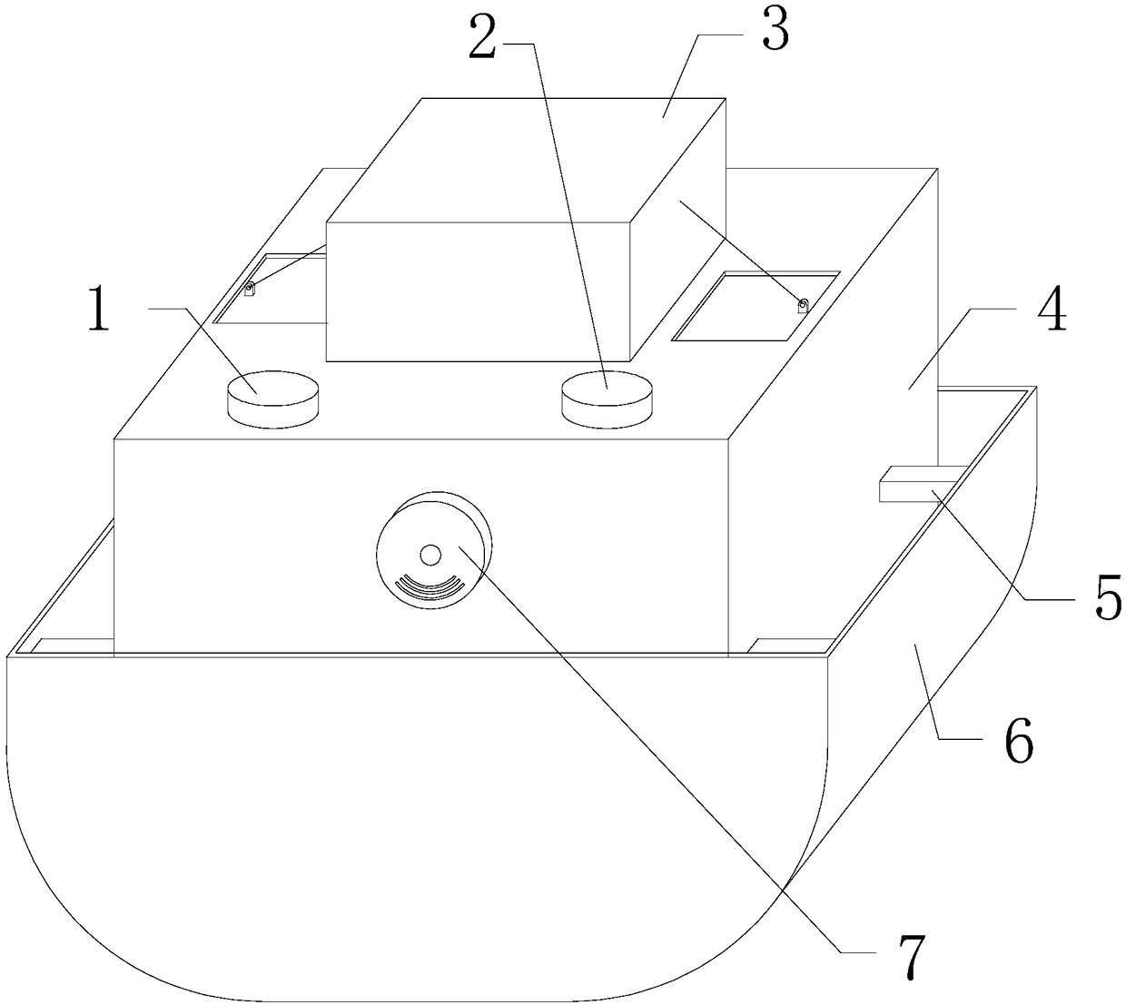 Car fuel tank safety detecting device