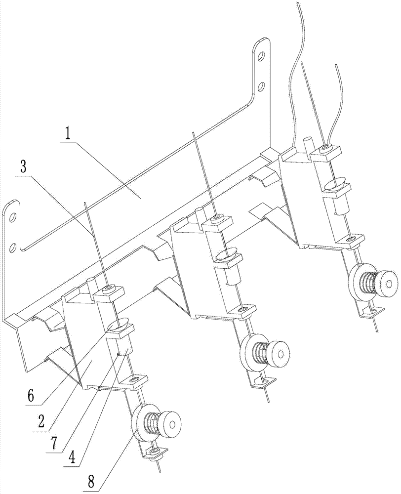 Yarn breaking warning device