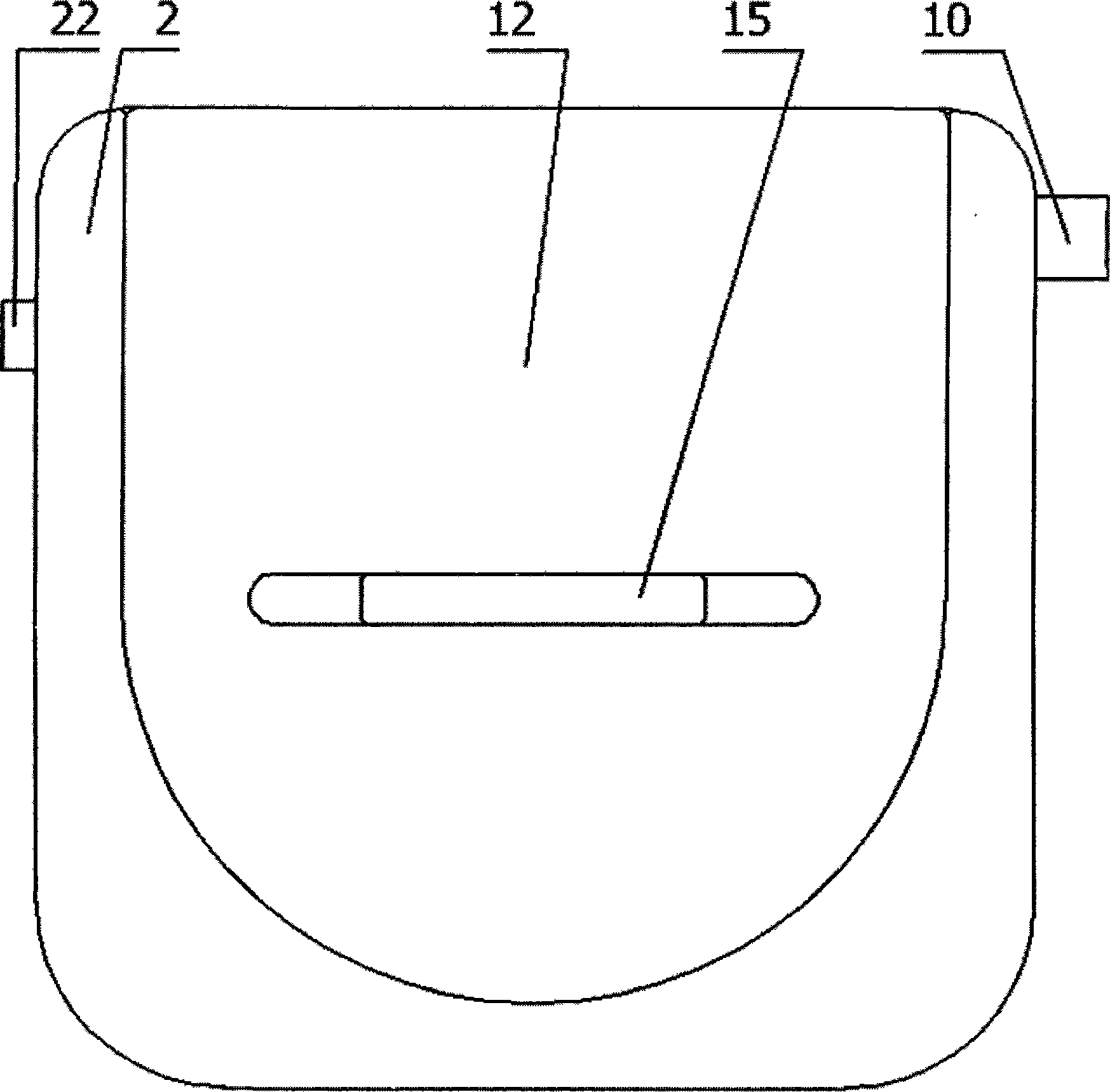 Micro full-automatic hand-rubbing-type washing machine