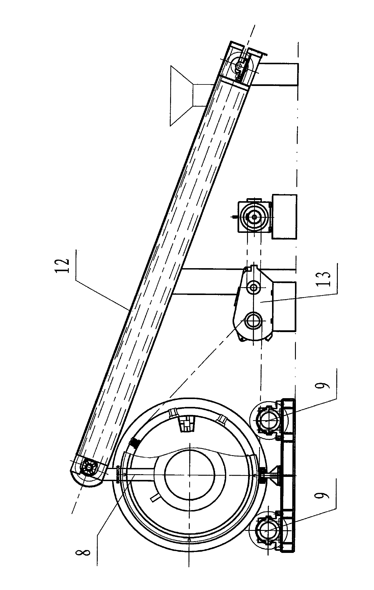 Active carbon horizontal converter