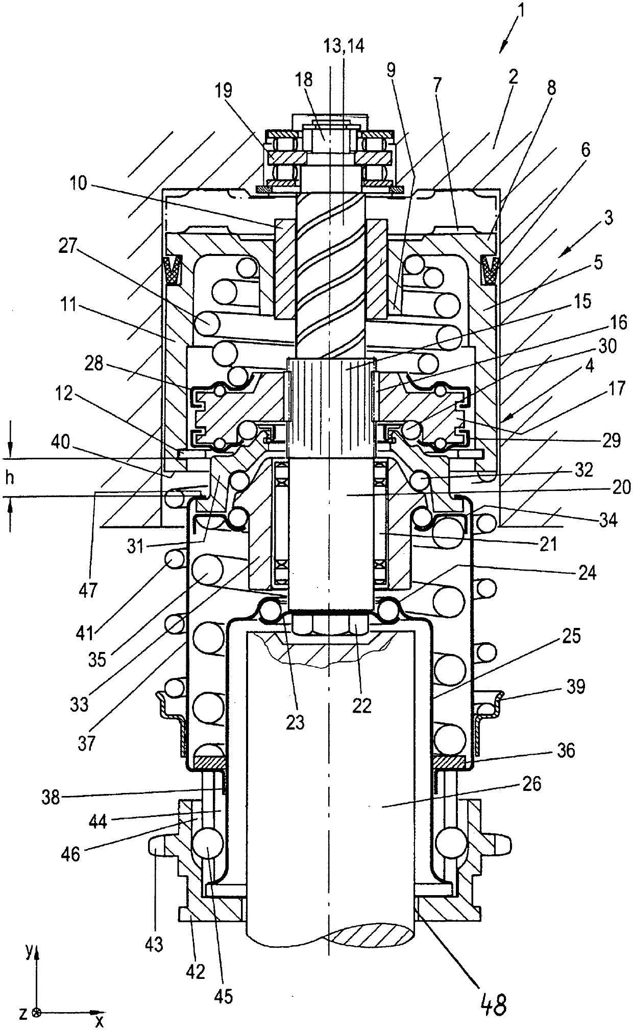 Adjustment device for a disk brake