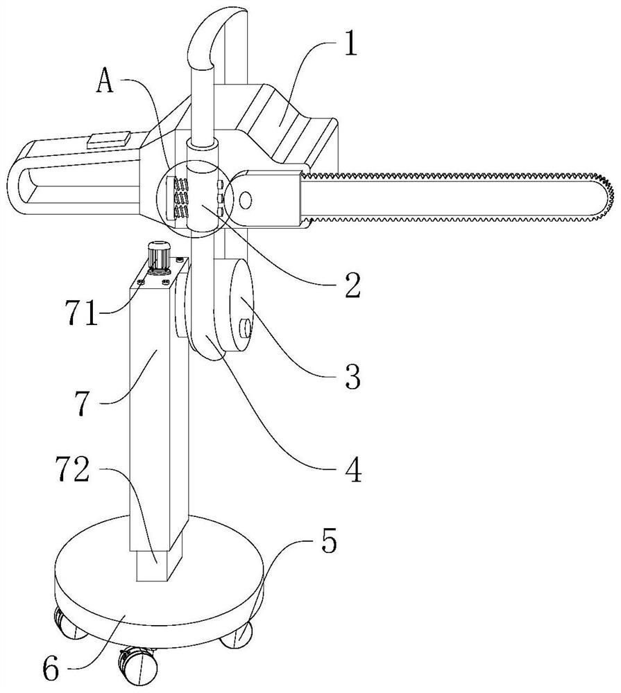 Gasoline saw convenient to use