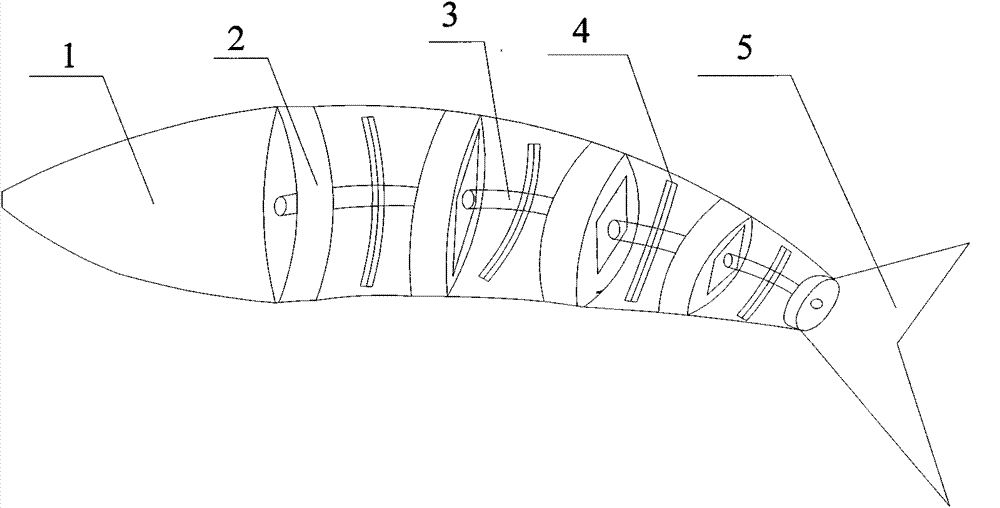 Electromagnetic drive variable-rigidity bionic swing propelling device