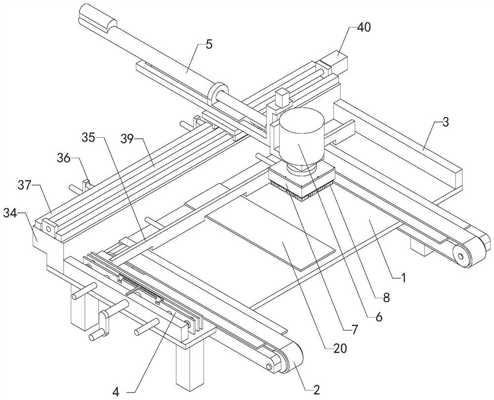 Wood door surface polishing equipment