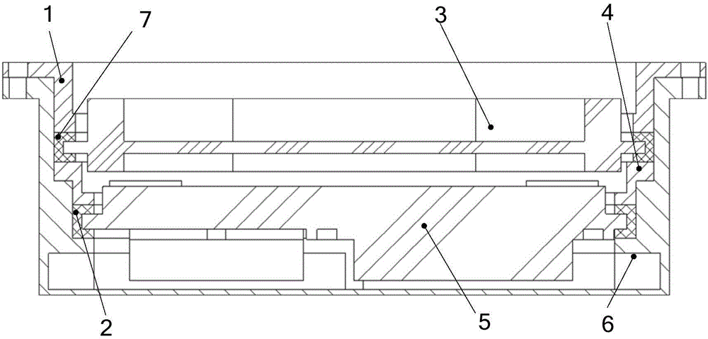 Buffering and vibration isolation structure of annular circuit board