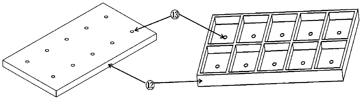 Separated automatic fire extinguishing system of lithium ion battery for new energy vehicle