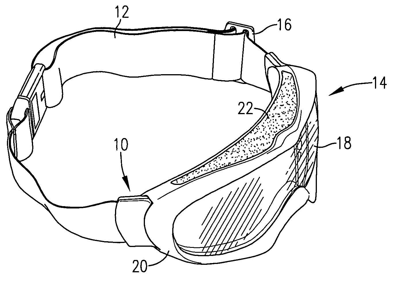 Goggle clip