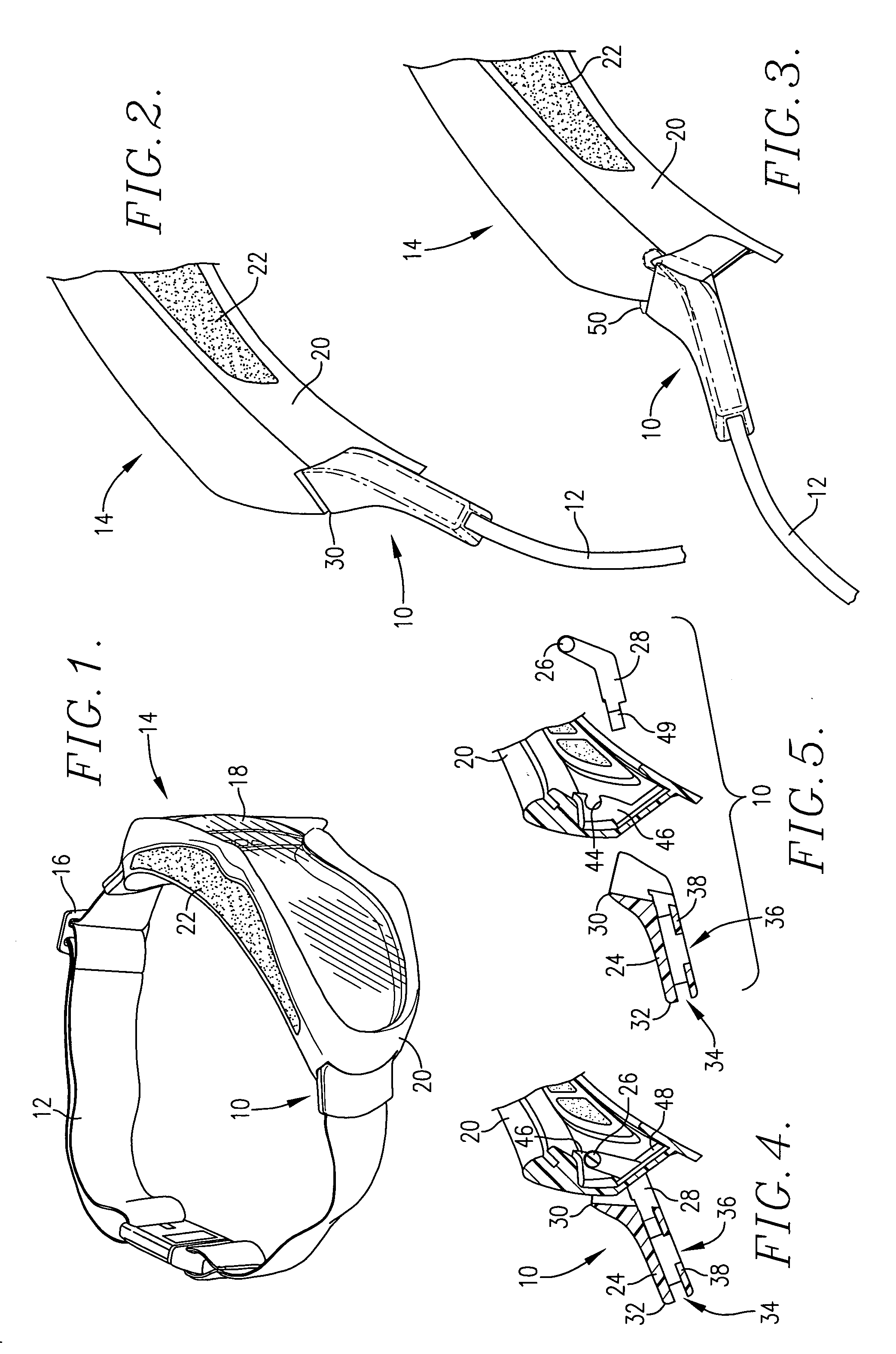 Goggle clip