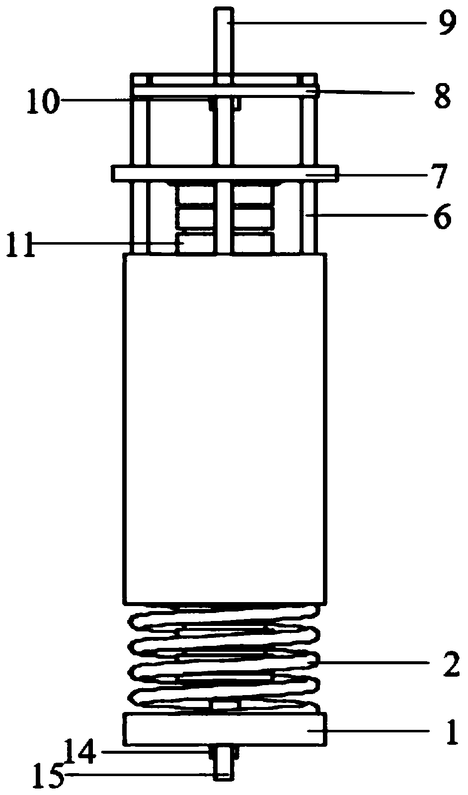 Integrated type electromagnetic shock absorber