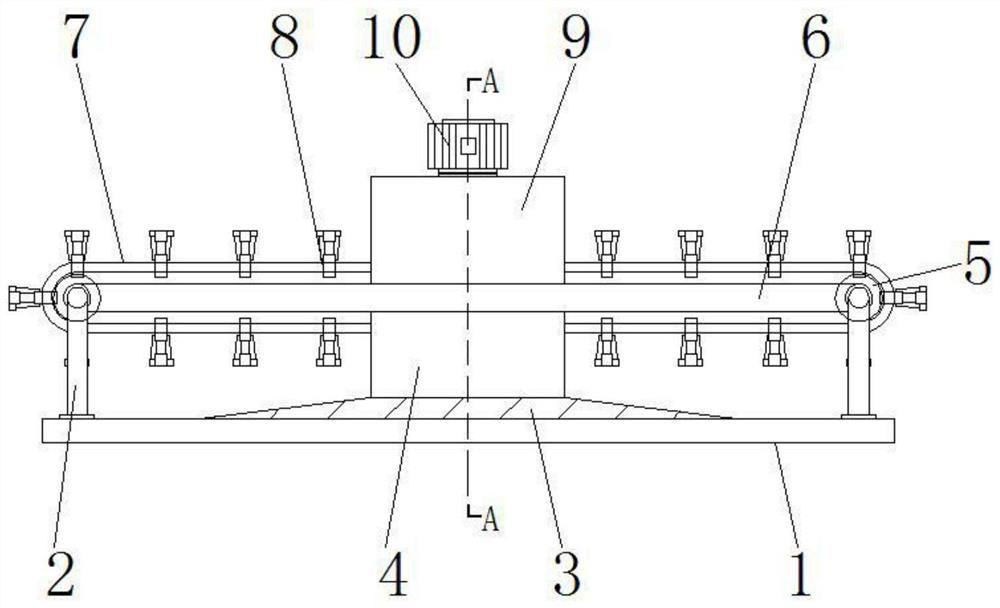 A kind of agricultural and forestry waste recycling and processing device that is convenient for conveying straw