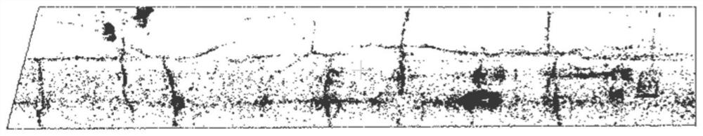 Vehicle-mounted laser pavement point cloud thinning method capable of reserving spatial characteristics