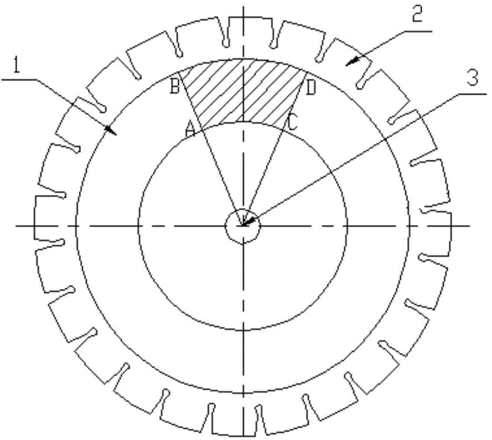 Low-noise circular saw web and preparation method thereof