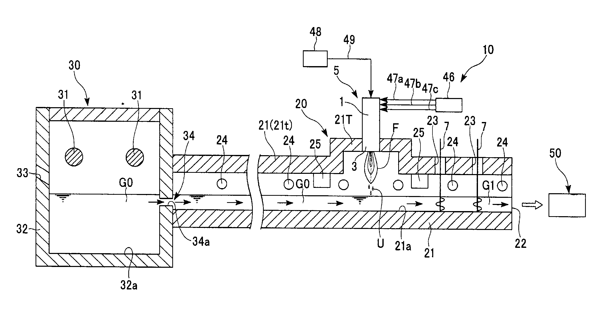 Glass melting furnace, process for modifying glass melt, process for producing glass melt, process for producing glass product, and apparatus for producing glass product