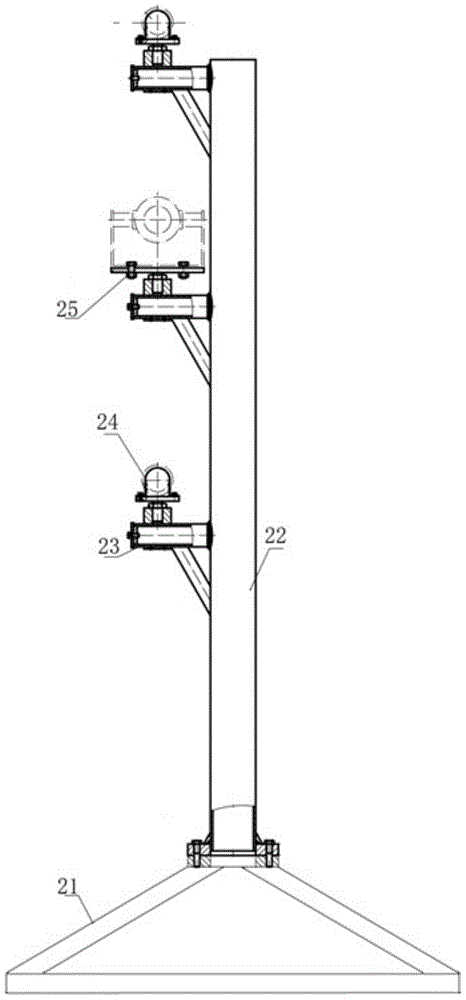 Detection device and detection method for target image of large non-uniform light field