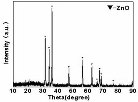 Low-temperature foaming process for batch preparation of thin-layer carbon-loaded nano ZnO wave-absorbing material