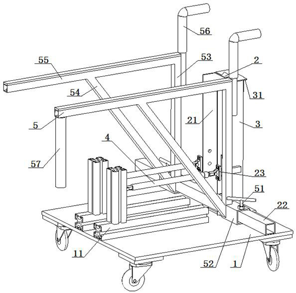 Mechanical installation assistive device with power-assisted lifting function