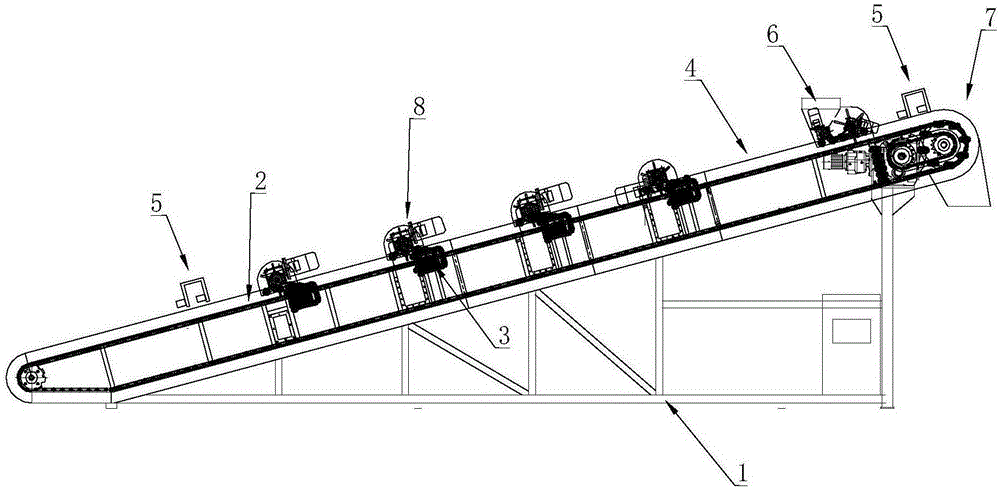 Airing bed used for solid fermentation of food