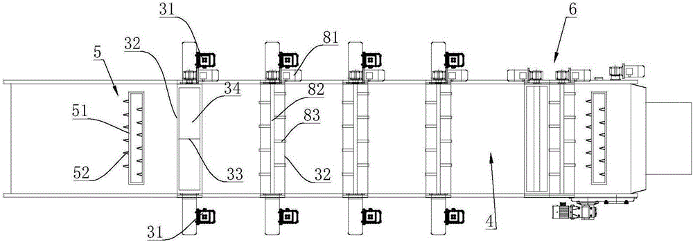 Airing bed used for solid fermentation of food