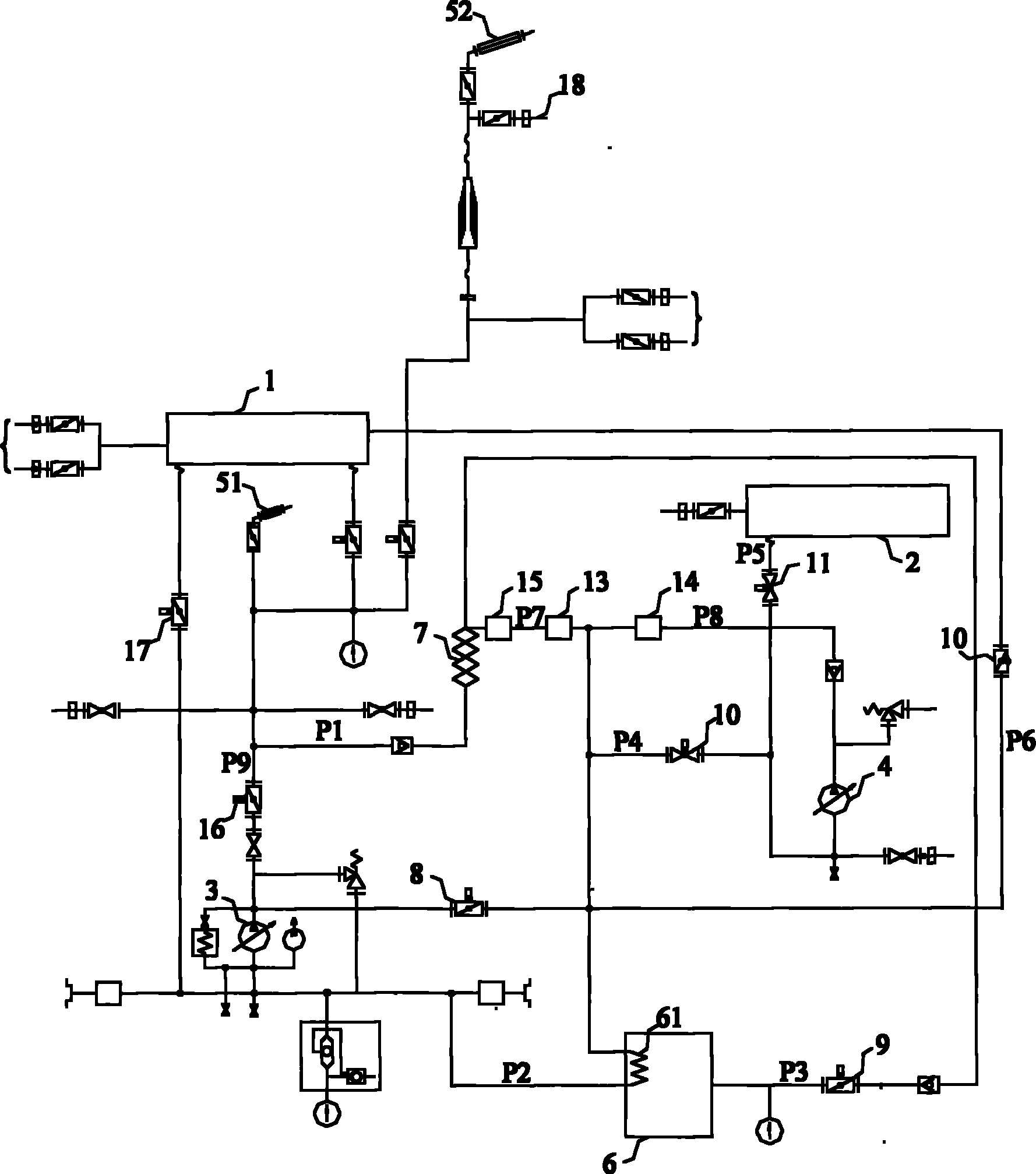 Fire truck and fire protection foam system thereof